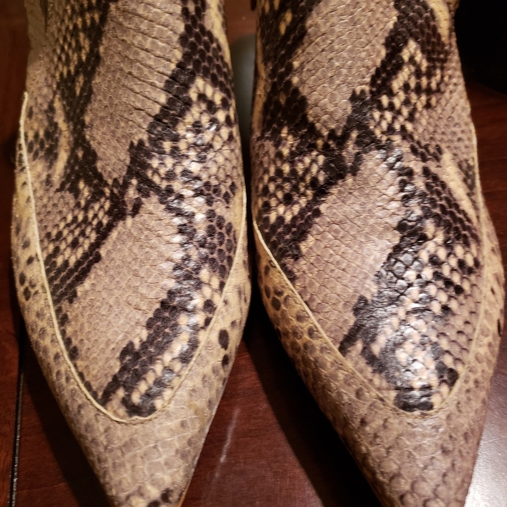 Zara Snakeskin Heels